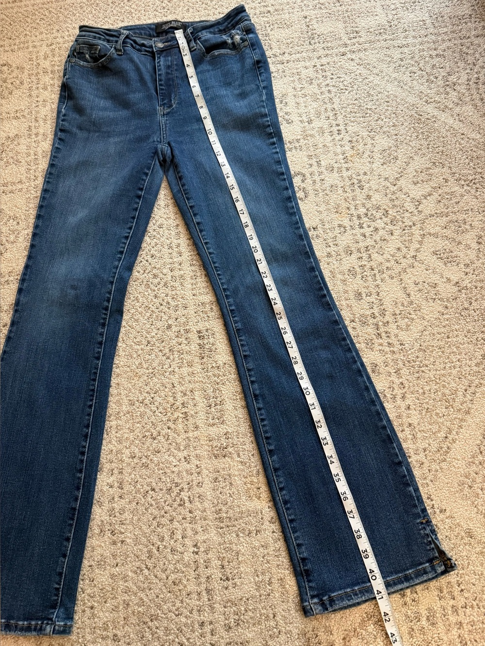 Judy Blue Slim Bootcut Jeans Sz 9/29 - Picture 6 of 10